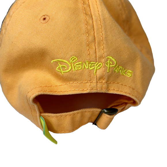 Disney Parks Hat Unisex Orange Good Vibes Only Rafiki Lion King Adjustable - Picture 3 of 4